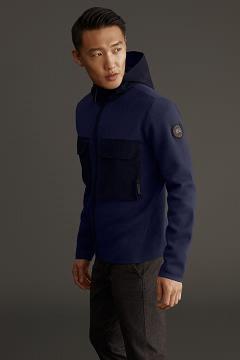 Ropa Canada Goose Hombre Outlet - Elgin Suéteres Black Label Azul Marino QX3860754